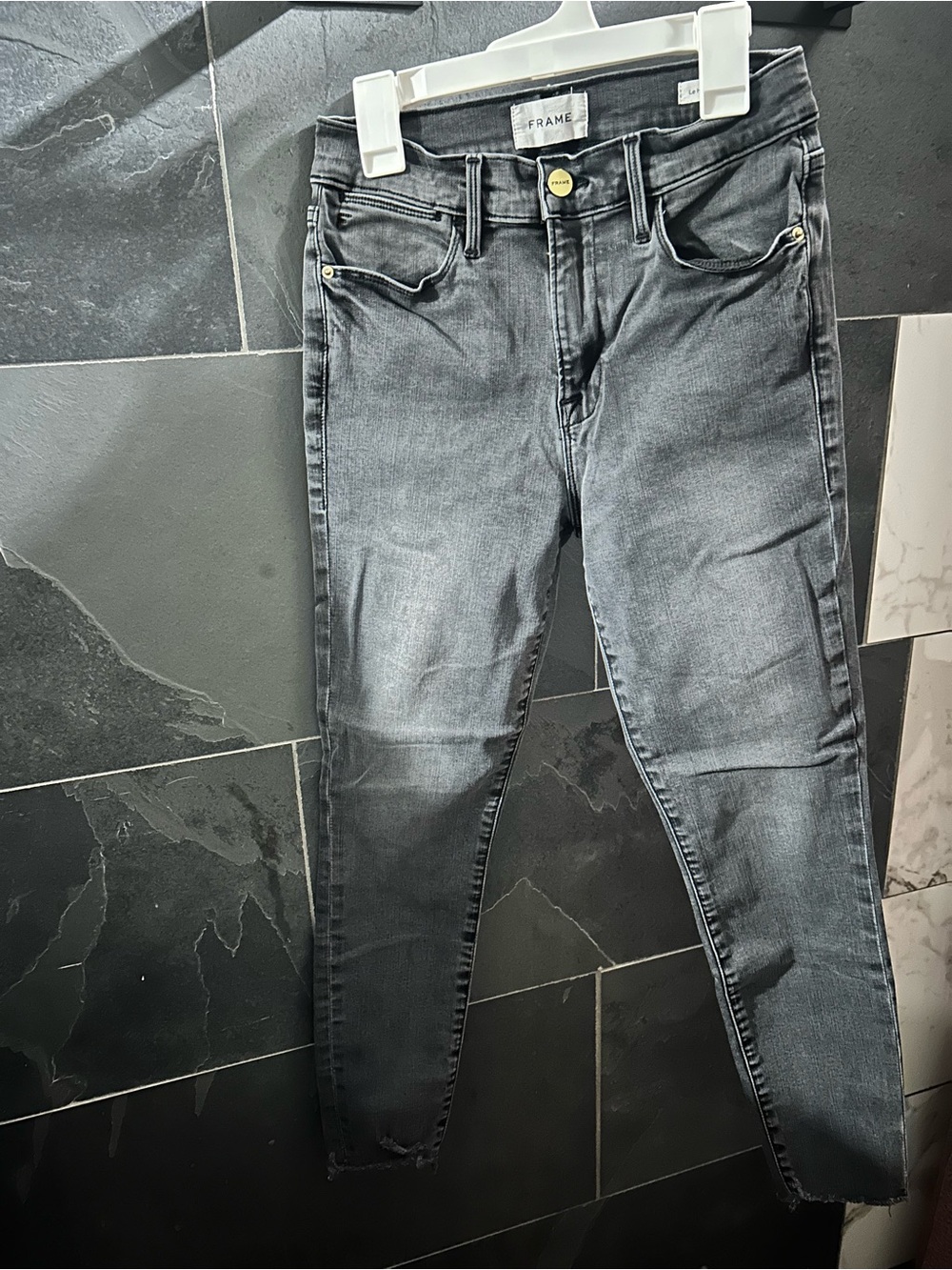 Frame Le High Skinny Crop Jeans